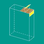 Saco de papel valvulado de vedação com cola quente