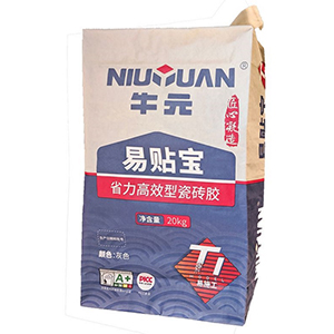 Saco valvulado de papel de vedação com cola quente